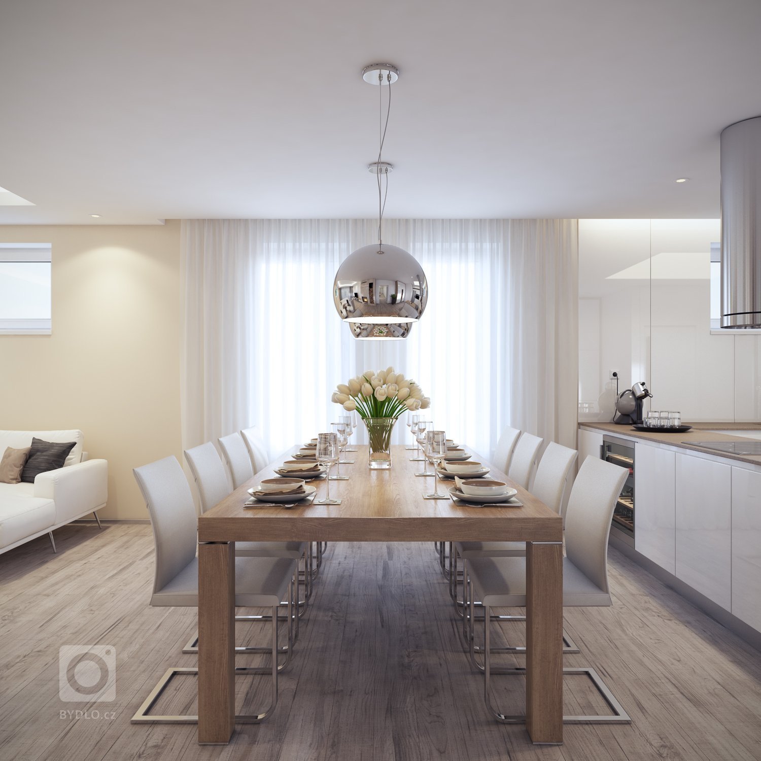 V projekte som vypracoval vizualizácie pre dennú zónu, chodbu, rodičovskú spálňu so šatníkom a samostatnou kúpelňou. V projekte som&nbsp; zvizualizoval aj…