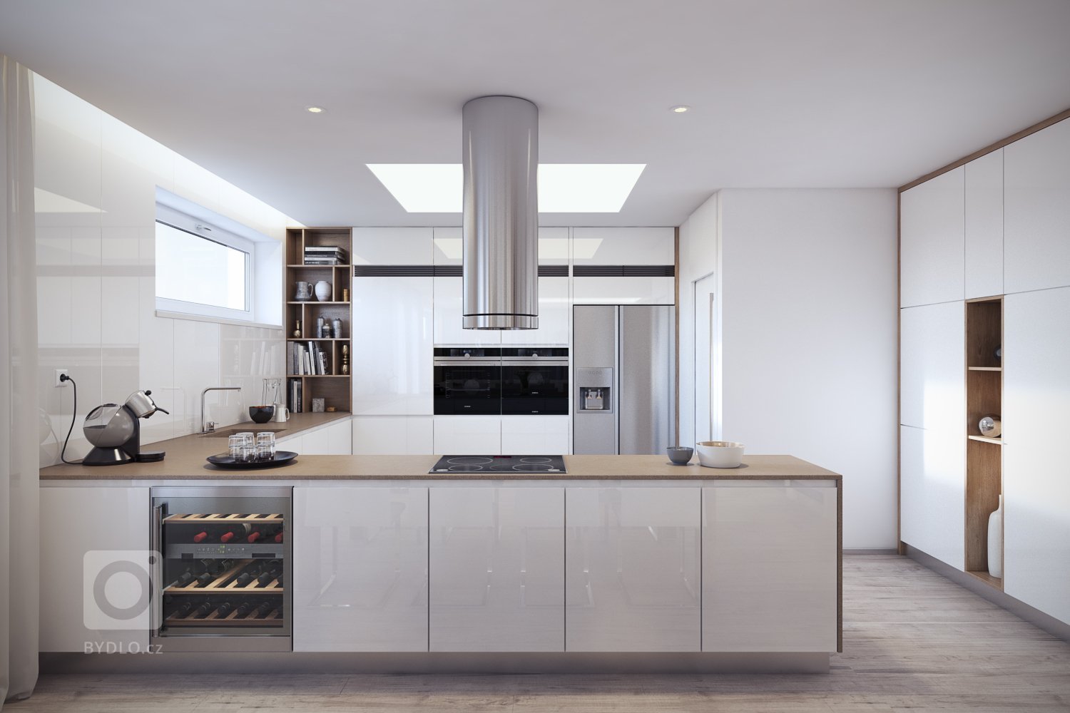 V projekte som vypracoval vizualizácie pre dennú zónu, chodbu, rodičovskú spálňu so šatníkom a samostatnou kúpelňou. V projekte som&nbsp; zvizualizoval aj…