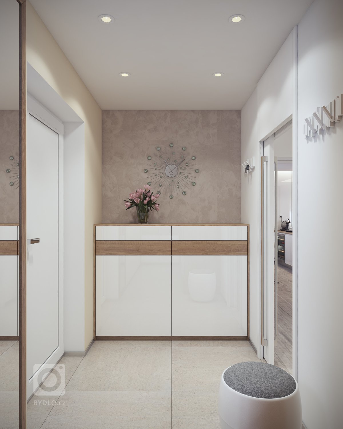 V projekte som vypracoval vizualizácie pre dennú zónu, chodbu, rodičovskú spálňu so šatníkom a samostatnou kúpelňou. V projekte som&nbsp; zvizualizoval aj…