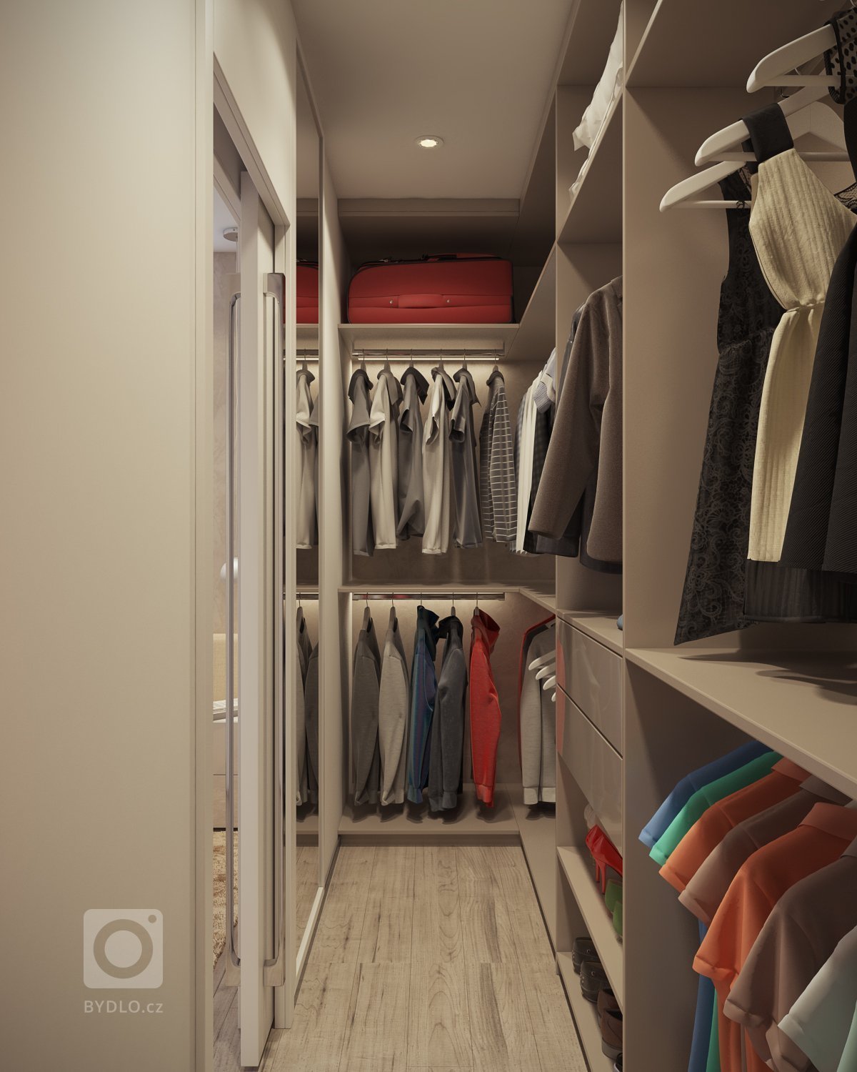 V projekte som vypracoval vizualizácie pre dennú zónu, chodbu, rodičovskú spálňu so šatníkom a samostatnou kúpelňou. V projekte som&nbsp; zvizualizoval aj…