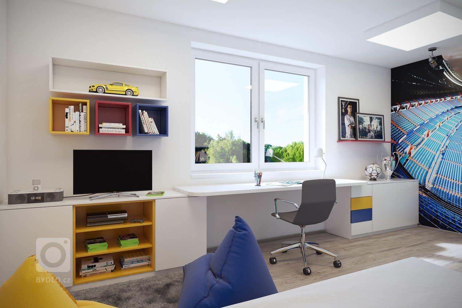 V projekte som vypracoval vizualizácie pre dennú zónu, chodbu, rodičovskú spálňu so šatníkom a samostatnou kúpelňou. V projekte som&nbsp; zvizualizoval aj…