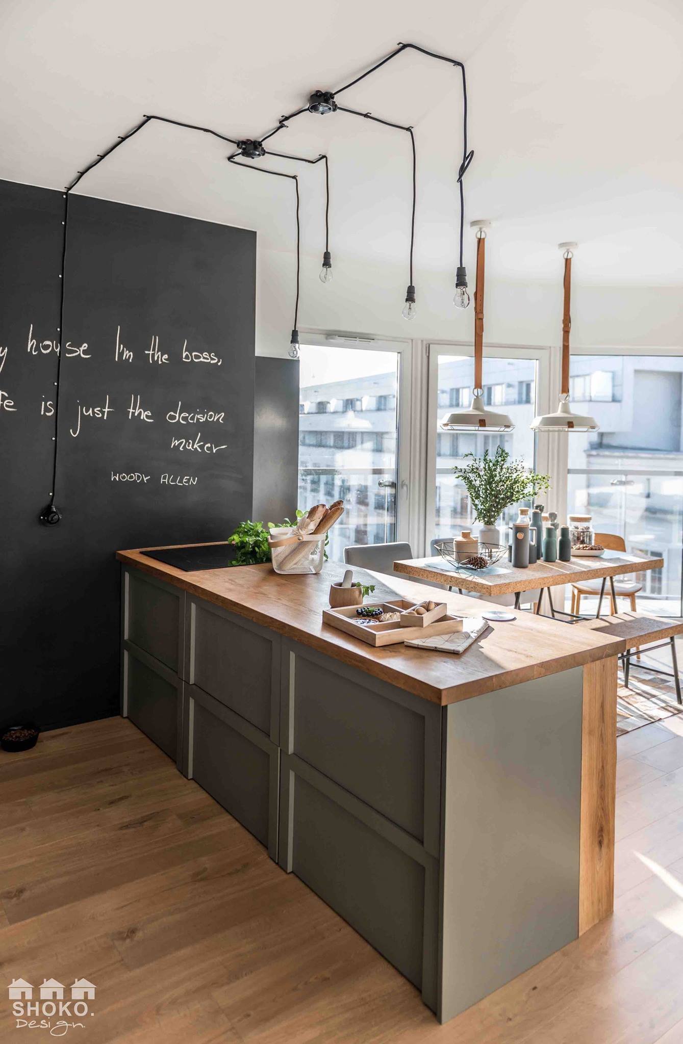 Byt ve skandinávském stylu  s panoramatickými okny