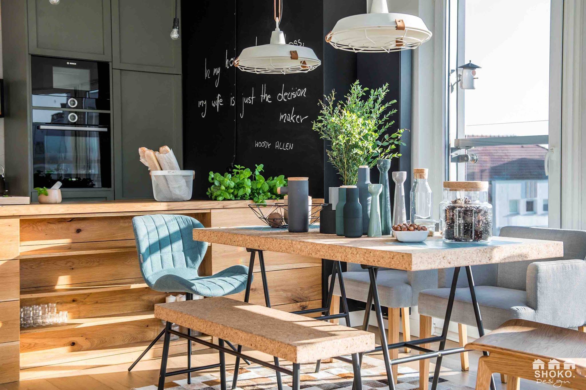 Byt ve skandinávském stylu  s panoramatickými okny