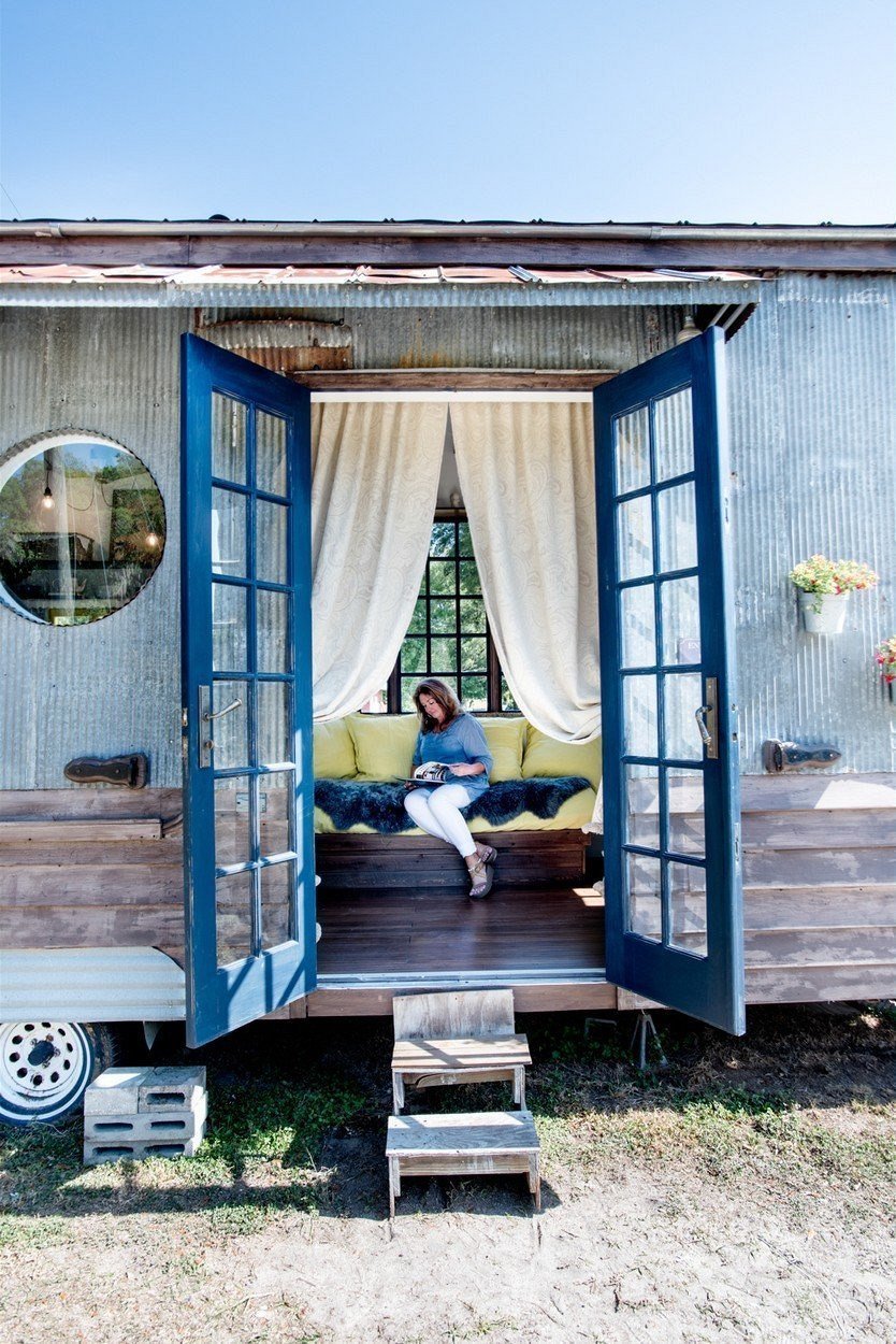 Vysněný domek na kolečkách s vlastní pecí na pizzu