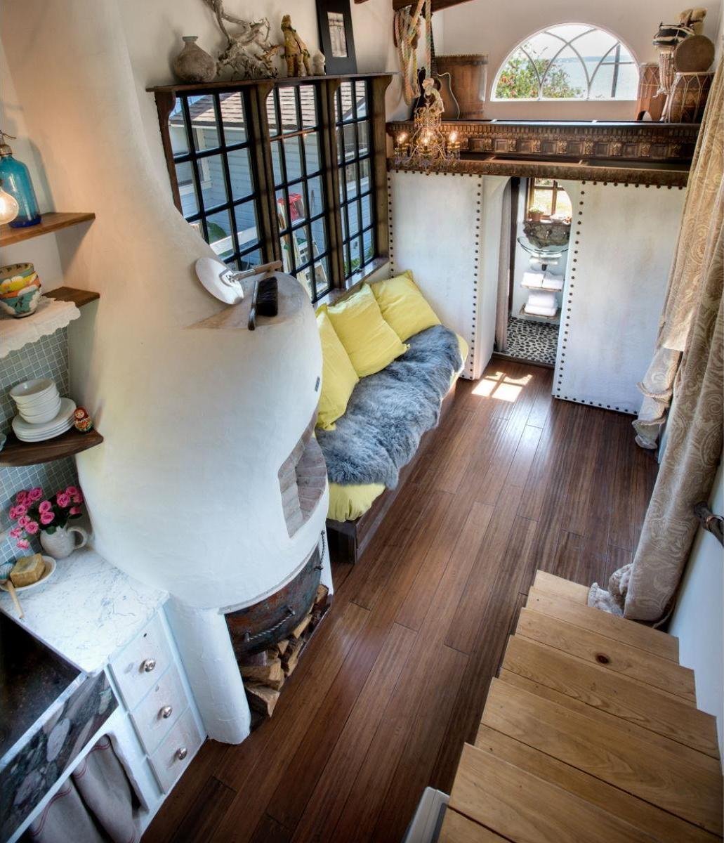 Vysněný domek na kolečkách s vlastní pecí na pizzu