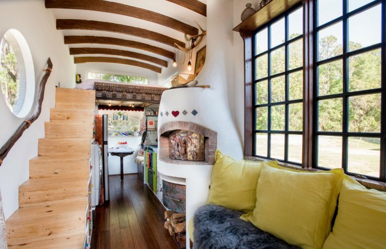 Vysněný domek na kolečkách s vlastní pecí na pizzu