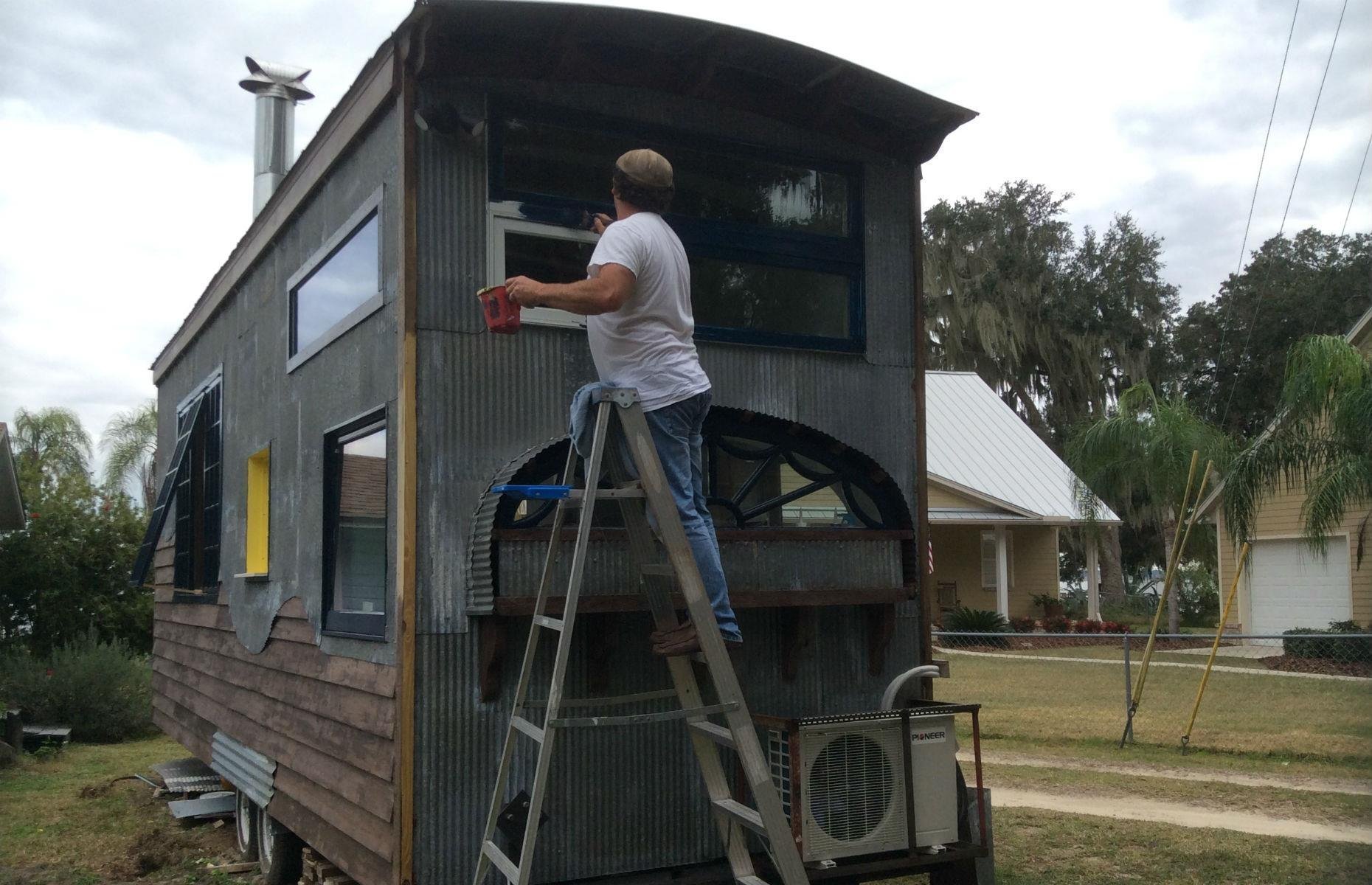 Vysněný domek na kolečkách s vlastní pecí na pizzu