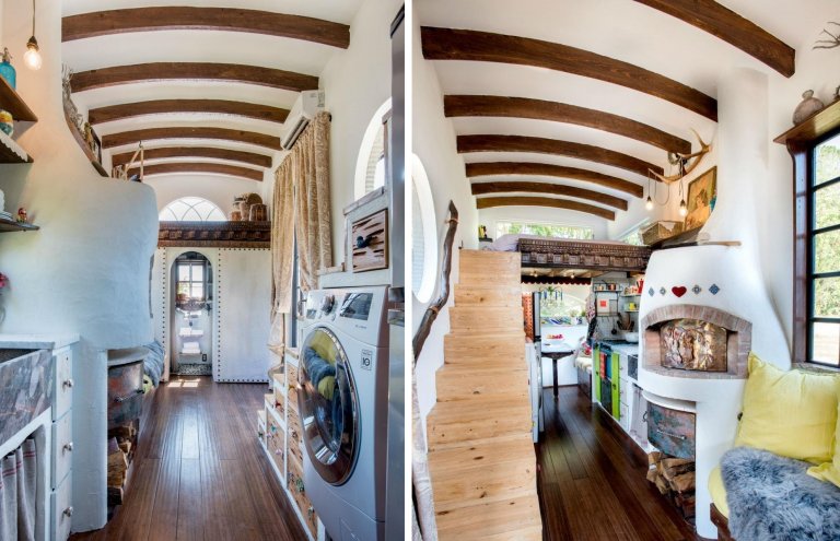 Vysněný domek na kolečkách s vlastní pecí na pizzu