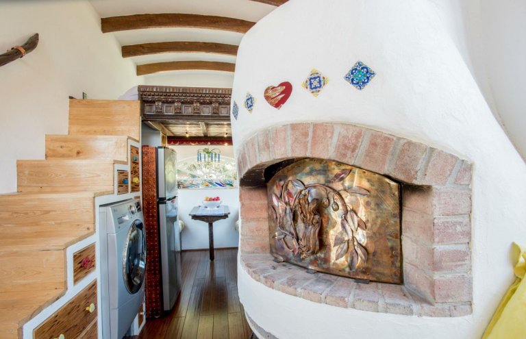 Vysněný domek na kolečkách s vlastní pecí na pizzu