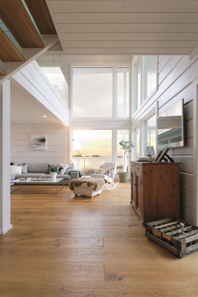 Finská dřevostavba inspirovaná italským venkovem