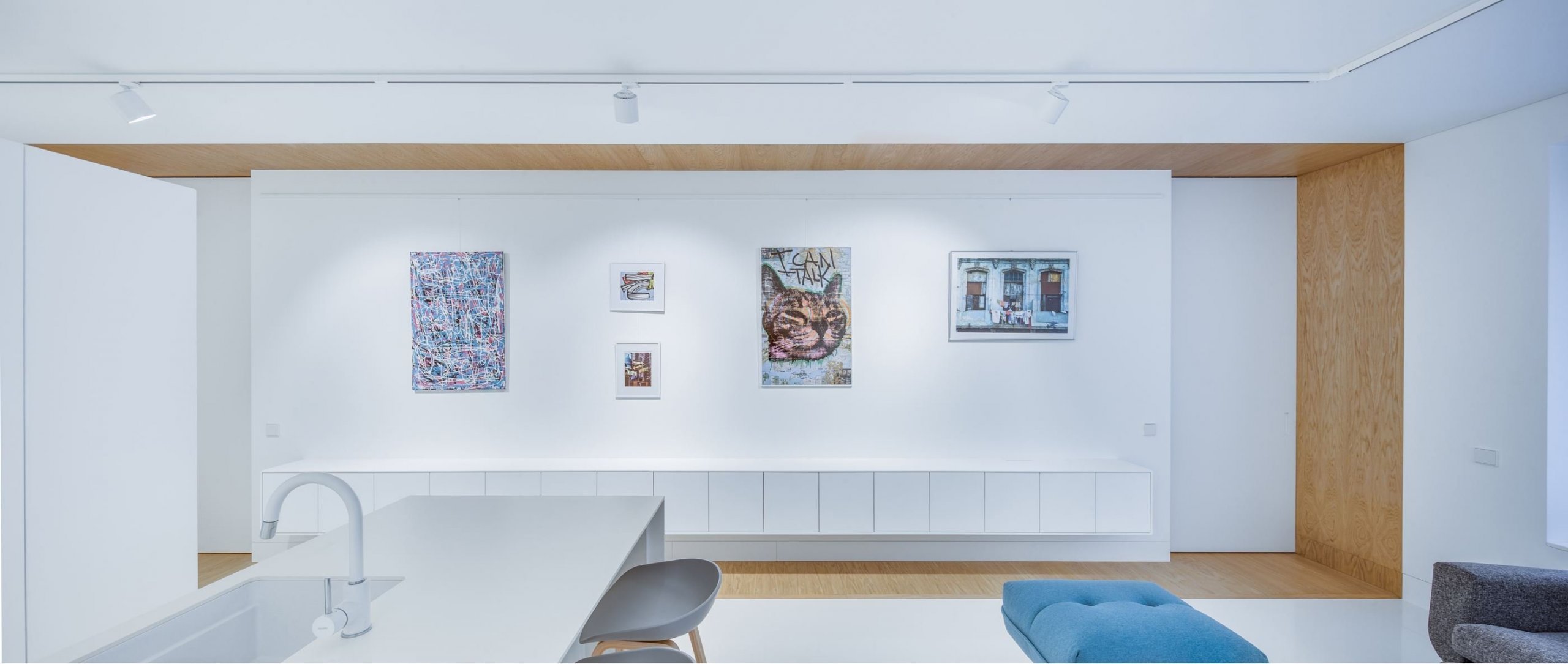 Malý byt jako galerie výtvarného umění