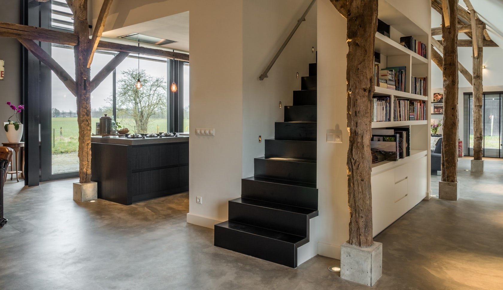 Proměna staré stodoly v moderní dům