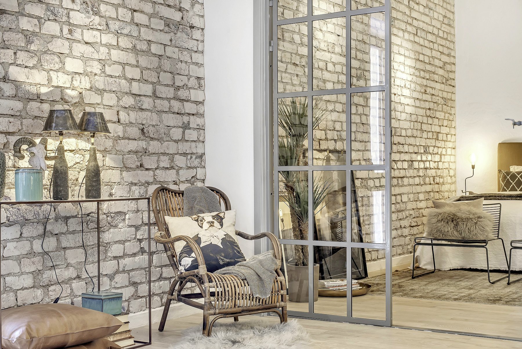 Romantické industriální podkroví