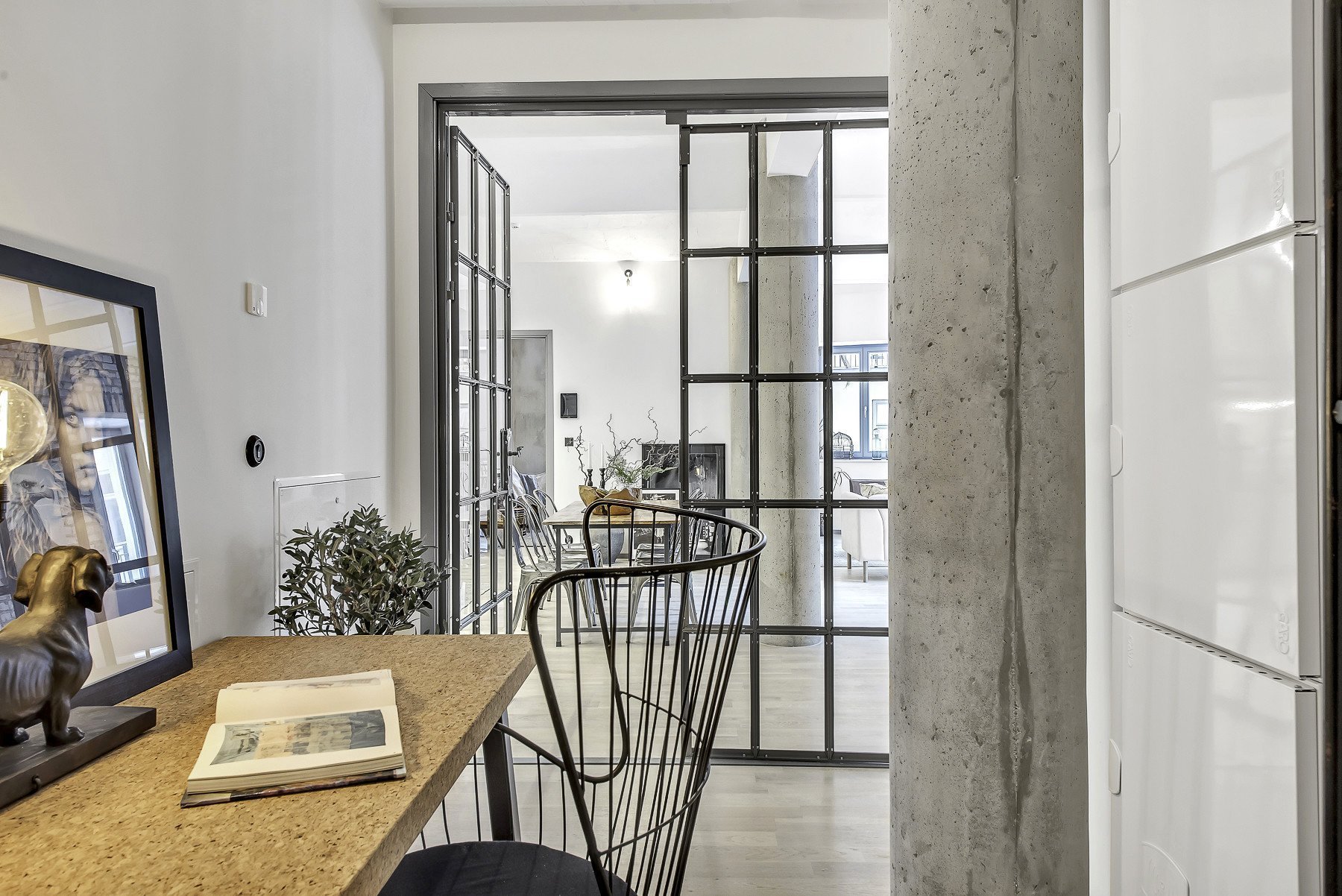 Romantické industriální podkroví