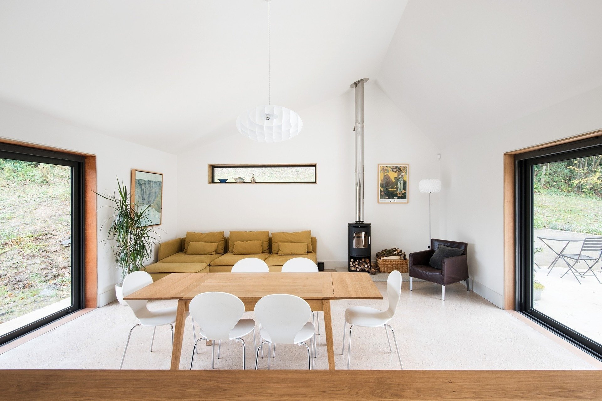 Rodinný dům ve tvaru kříže