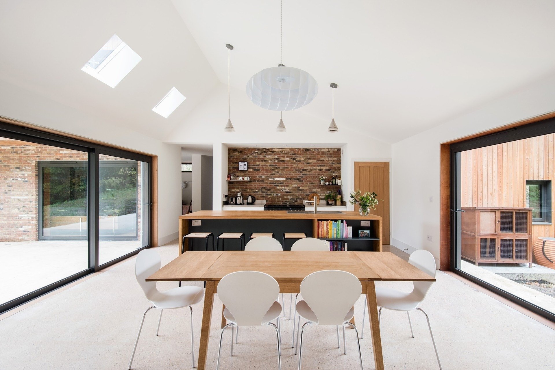 Rodinný dům ve tvaru kříže