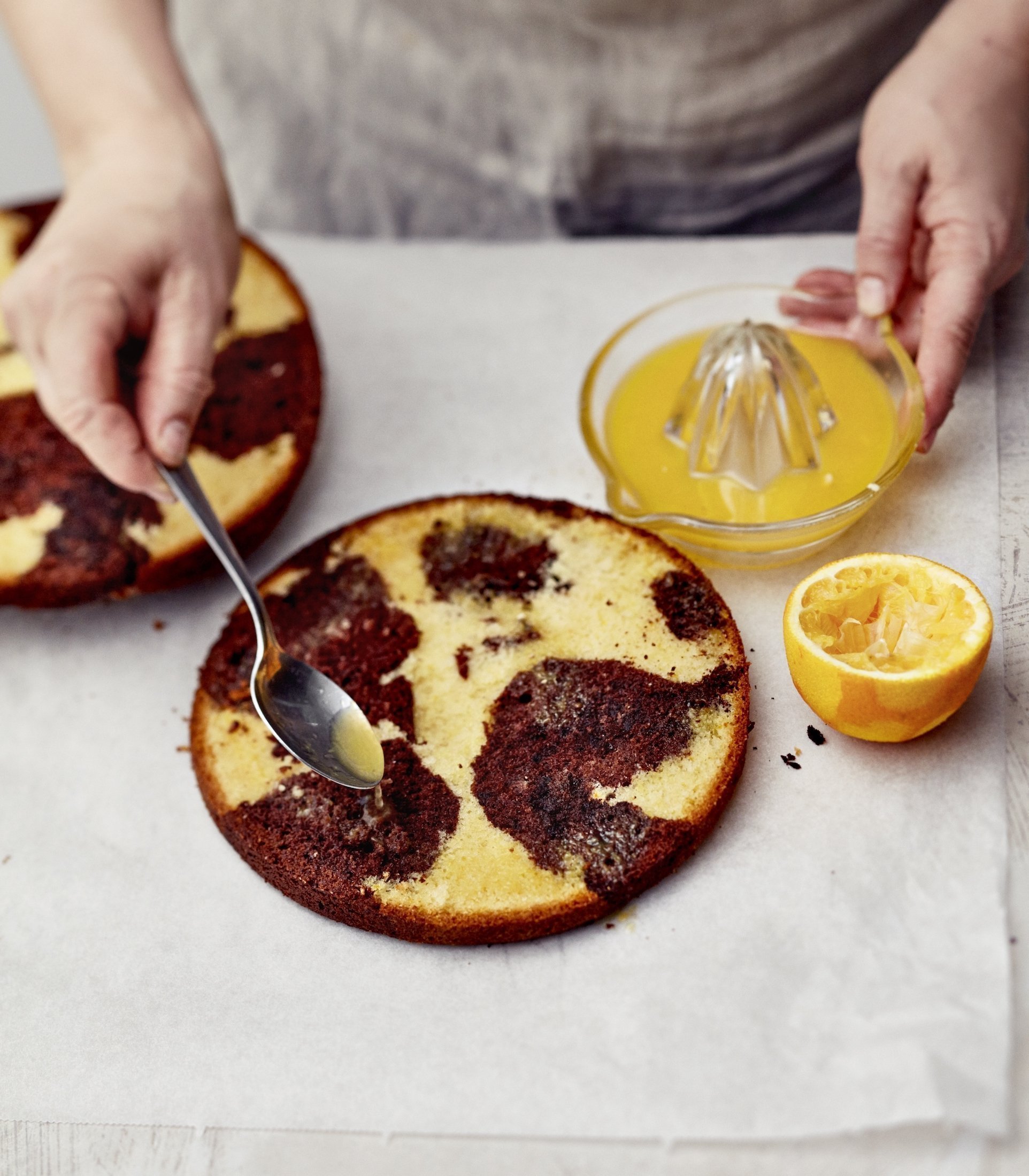 Tygří dort s čokoládou