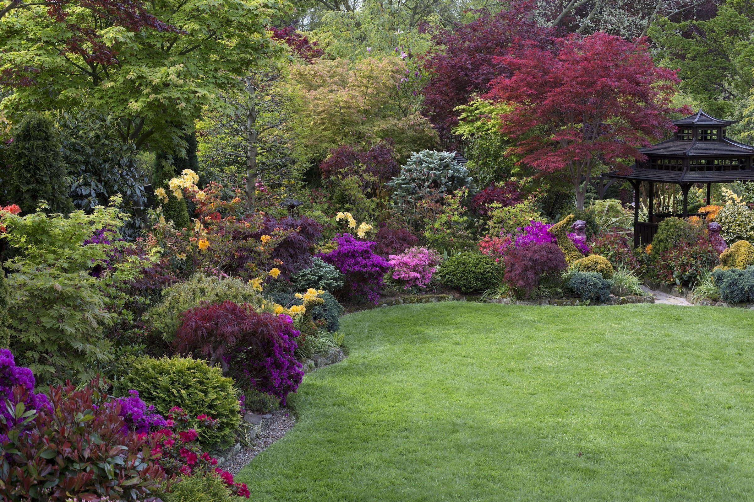 Oceňovaná zahrada hraje všemi odstíny podzimních barev