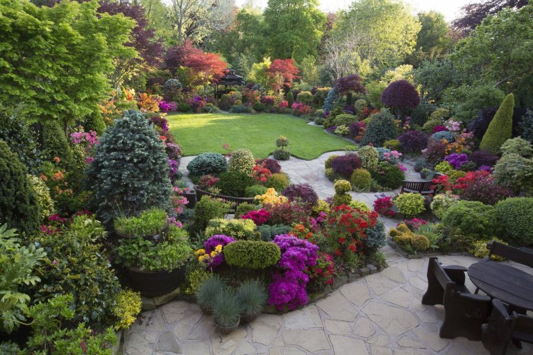Oceňovaná zahrada hraje všemi odstíny podzimních barev