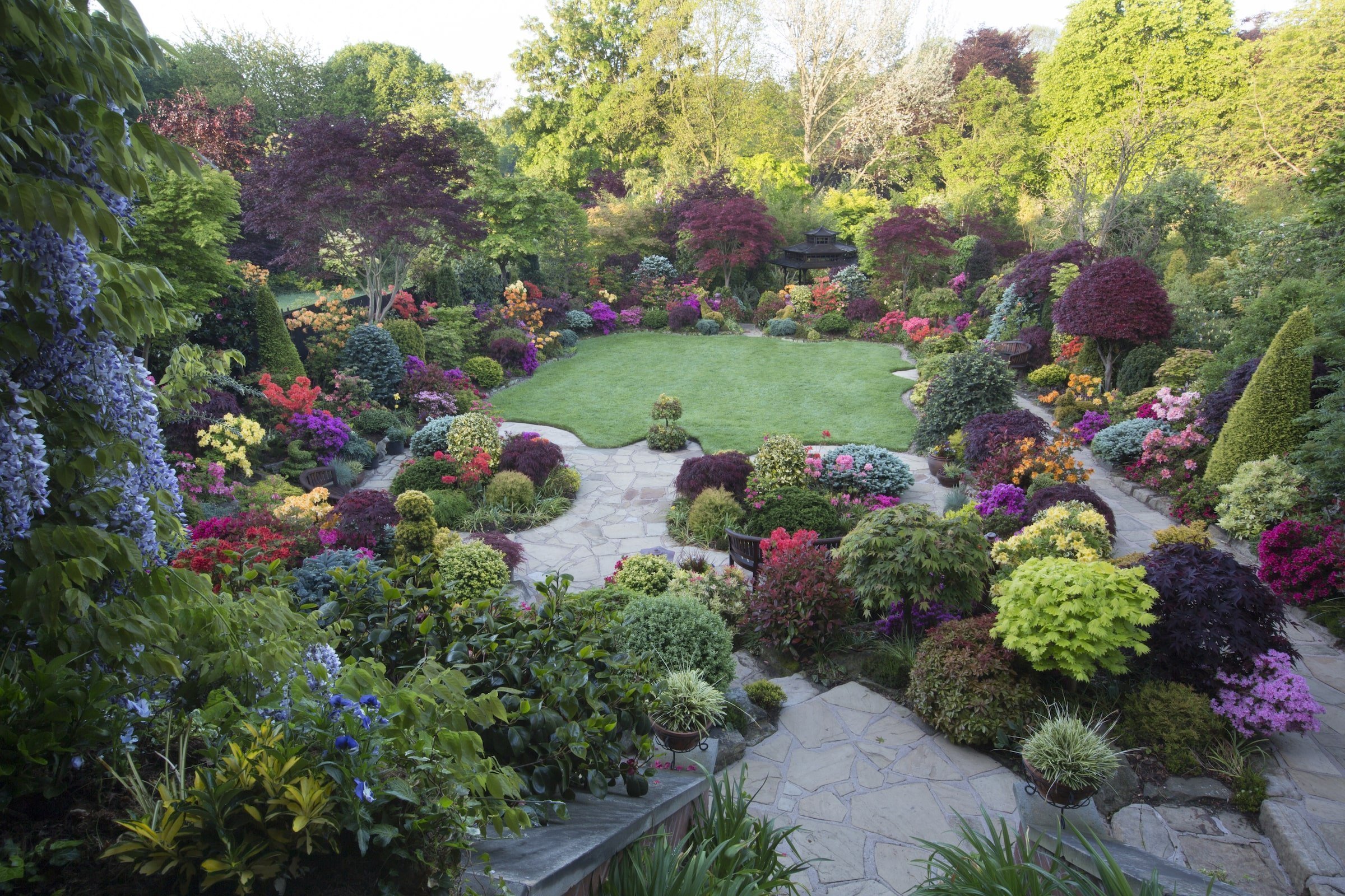 Oceňovaná zahrada hraje všemi odstíny podzimních barev