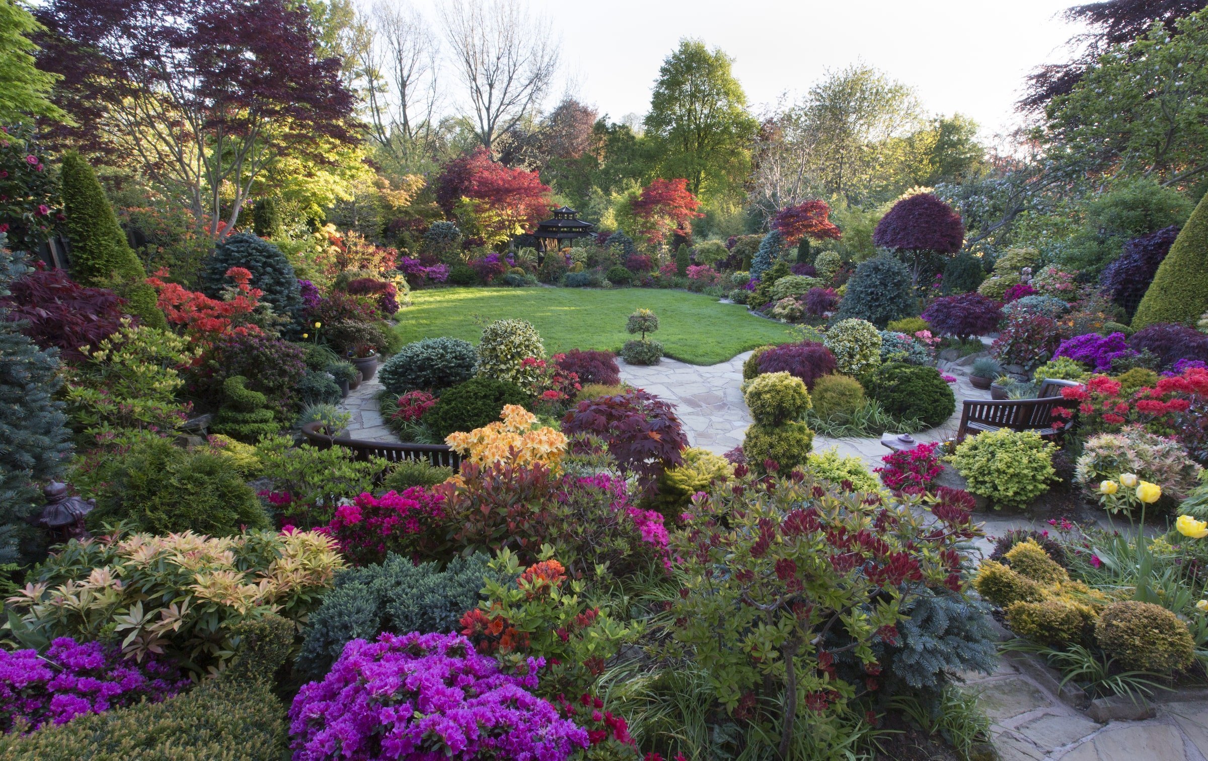 Oceňovaná zahrada hraje všemi odstíny podzimních barev