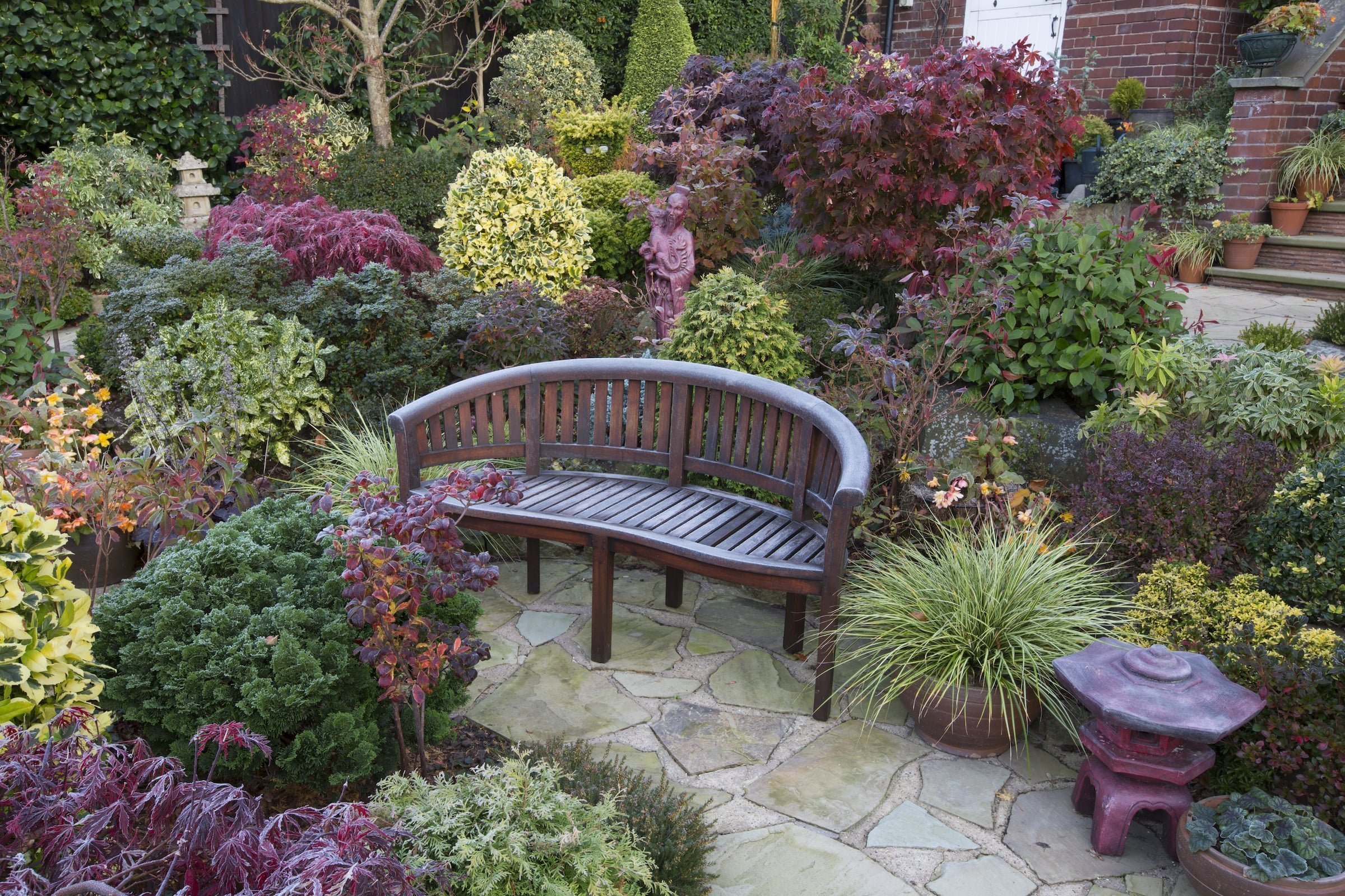 Oceňovaná zahrada hraje všemi odstíny podzimních barev