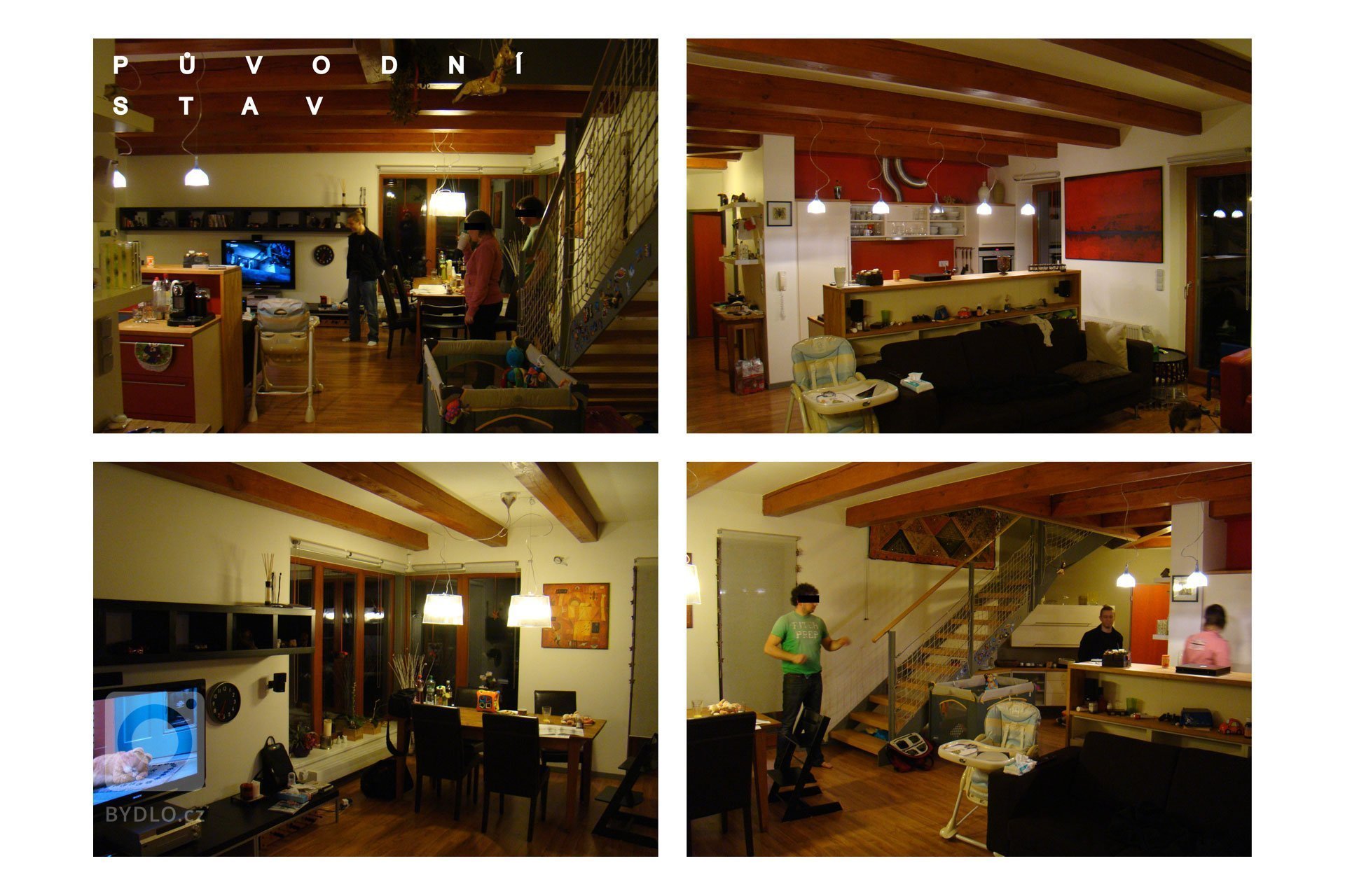 Interiér Kamenice - původní stav