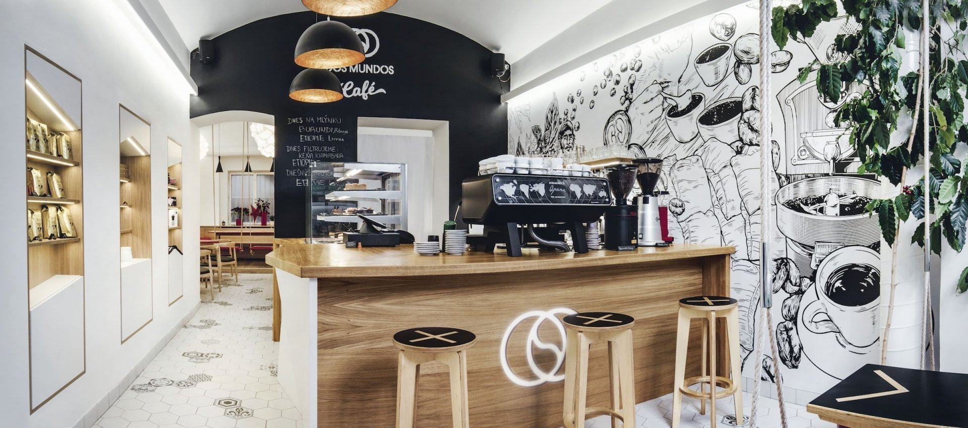 Dostali jsme příležitost přeměnit bývalý sportbar v Holešovicích na místo provoněné prvotřídní kávou. Kavárna pro 23 hostů je orientována do ulice hlavní…
