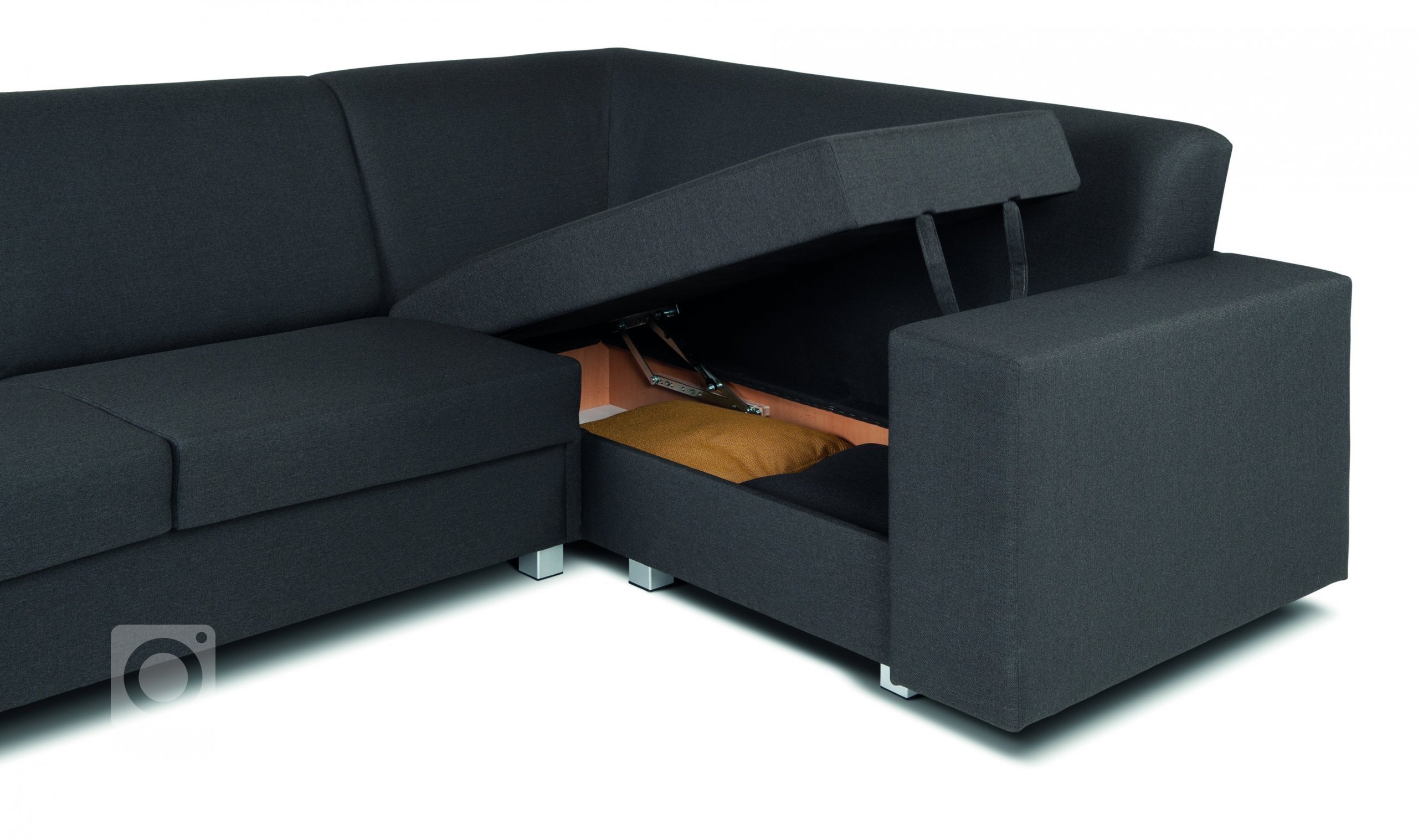 Sedací souprava s rozkladem na každodenní přespání. Šíře matrace 140 nebo 160 cm. Možnost zvětšení seda
