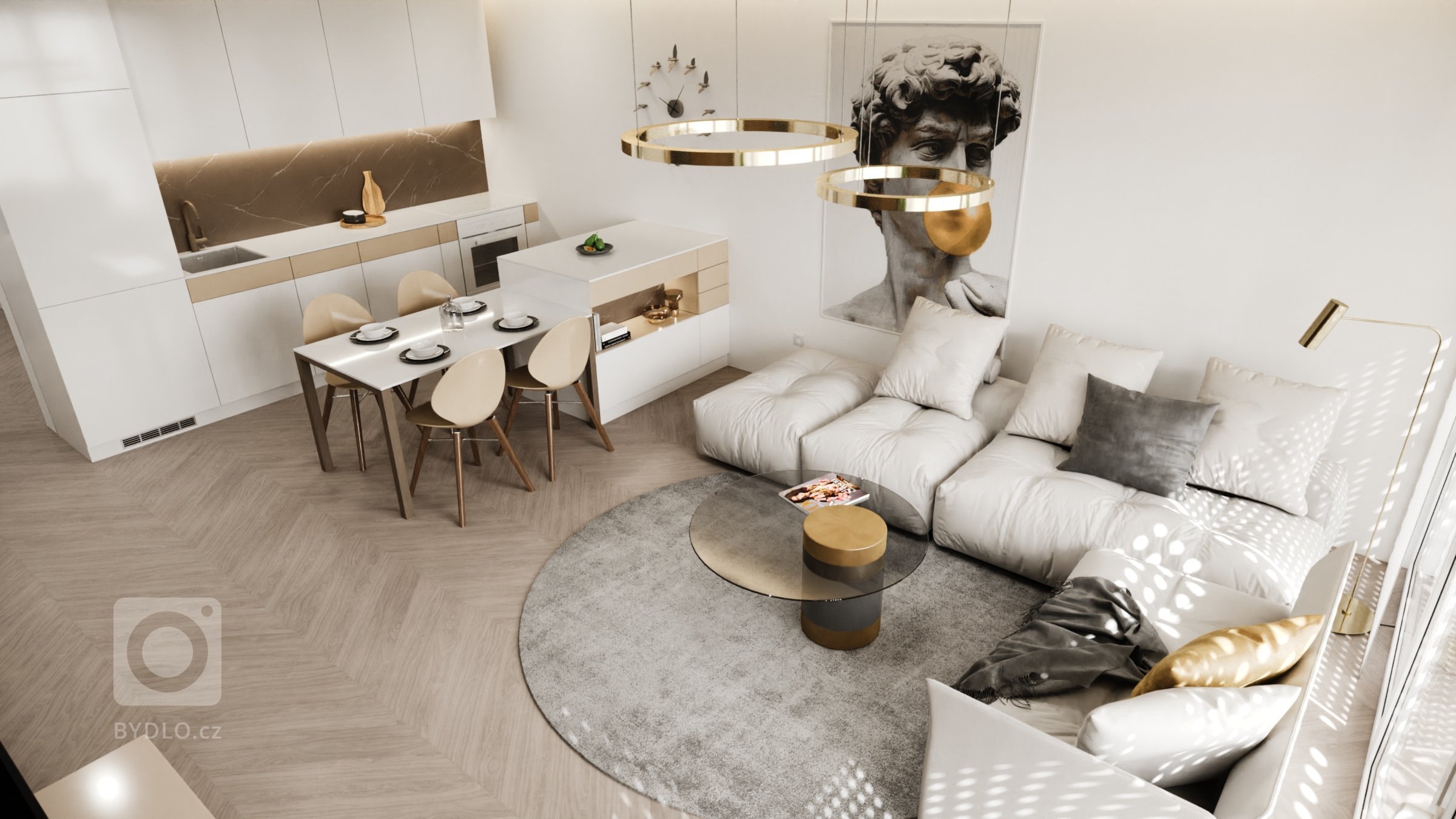 NÁVRH INTERIÉRU DVOJIZBOVÉHO BYTU PRI MÝTE

Pod umeleckou taktovkou Dávida sme vytvorili veľkorysý, vzdušný a pohodlný interiér. On nám totiž ukázal tajomstvo kvalitného bývania.