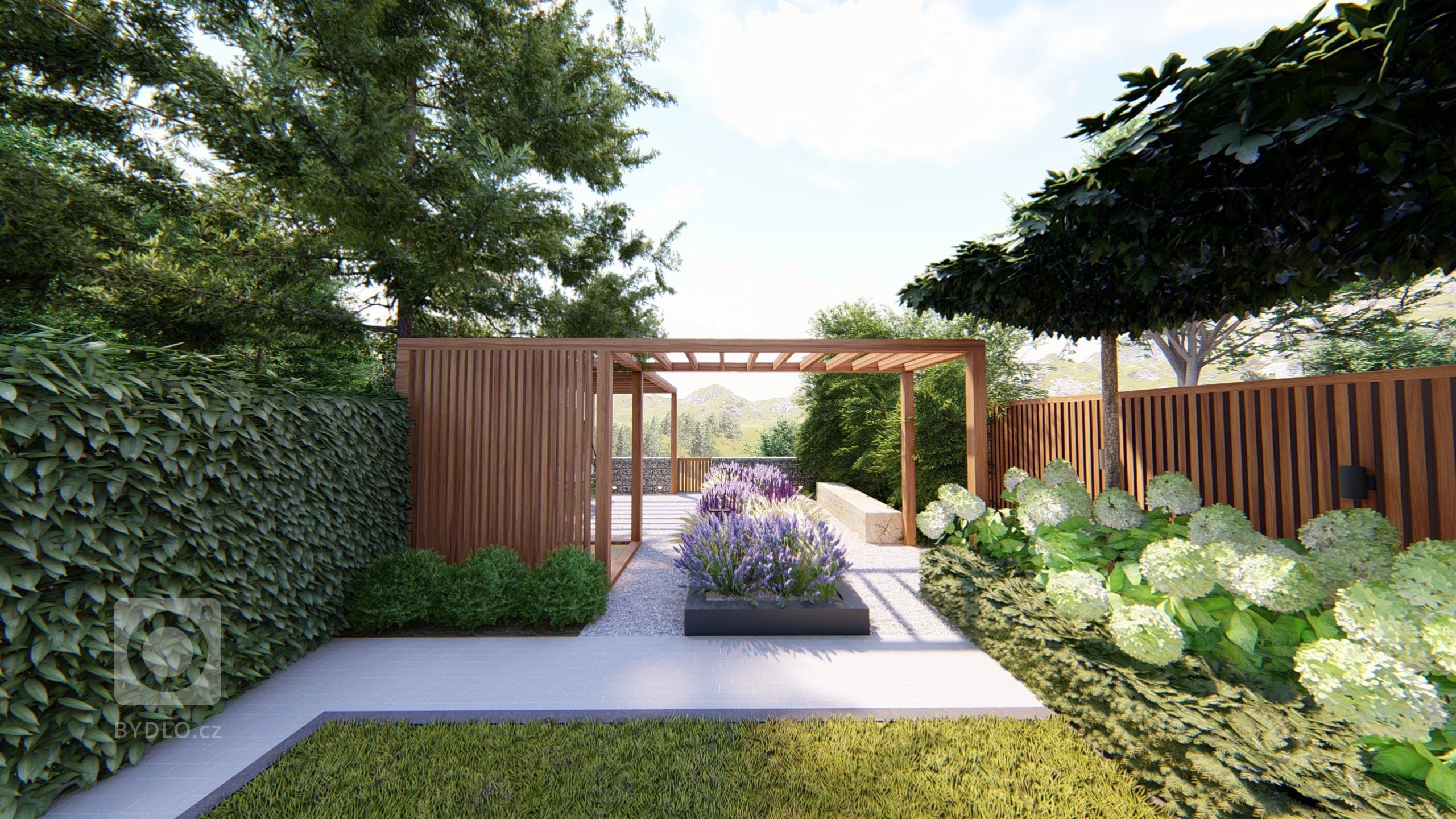 Malé zahrady paradoxně mohou být velmi prostorné&nbsp; :) Představujeme zahradní koncept na Praze 5
