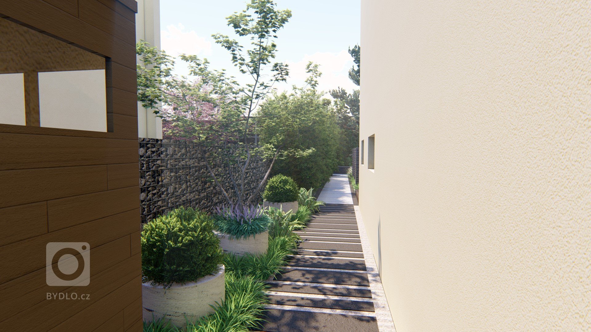 MODERNÍ ZAHRADA NA PRAZE 4