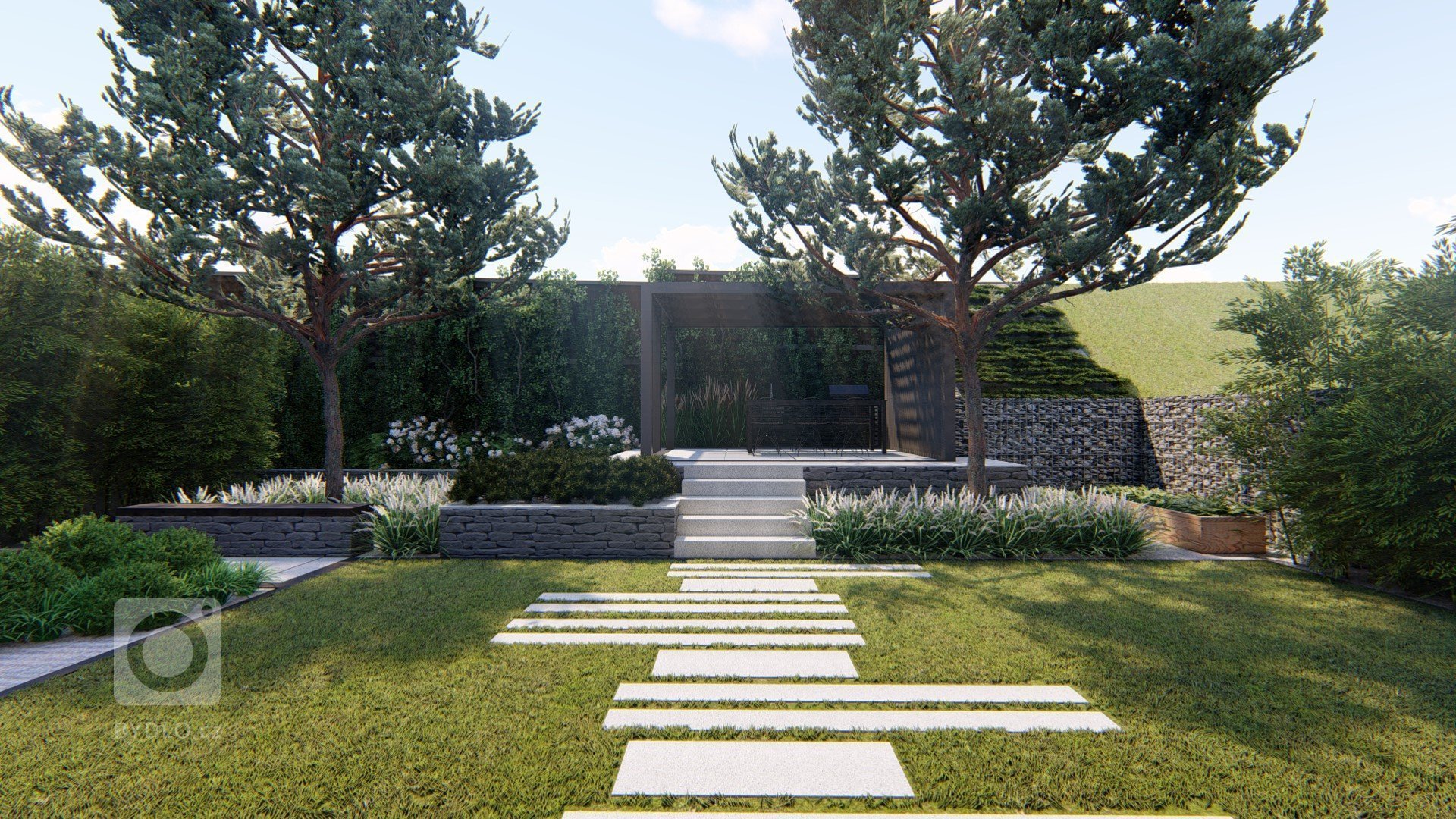 MODERNÍ ZAHRADA NA PRAZE 4