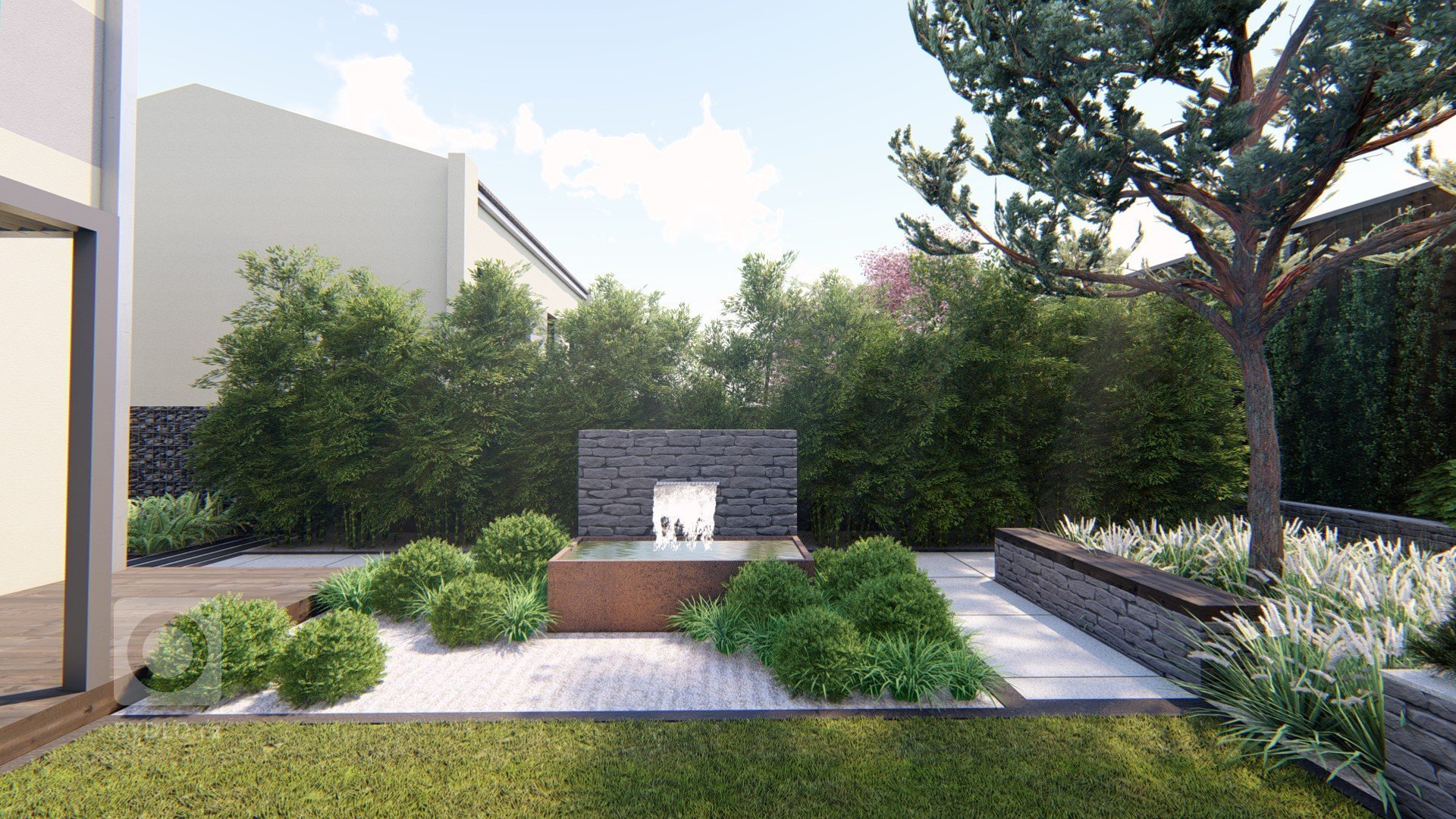 MODERNÍ ZAHRADA NA PRAZE 4