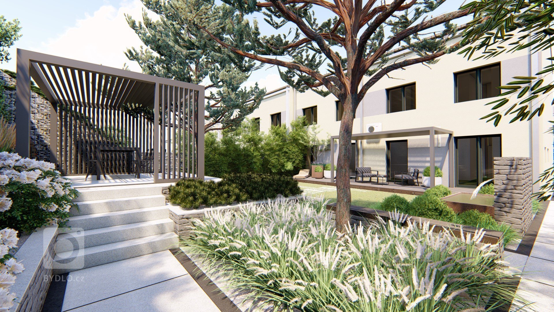 MODERNÍ ZAHRADA NA PRAZE 4