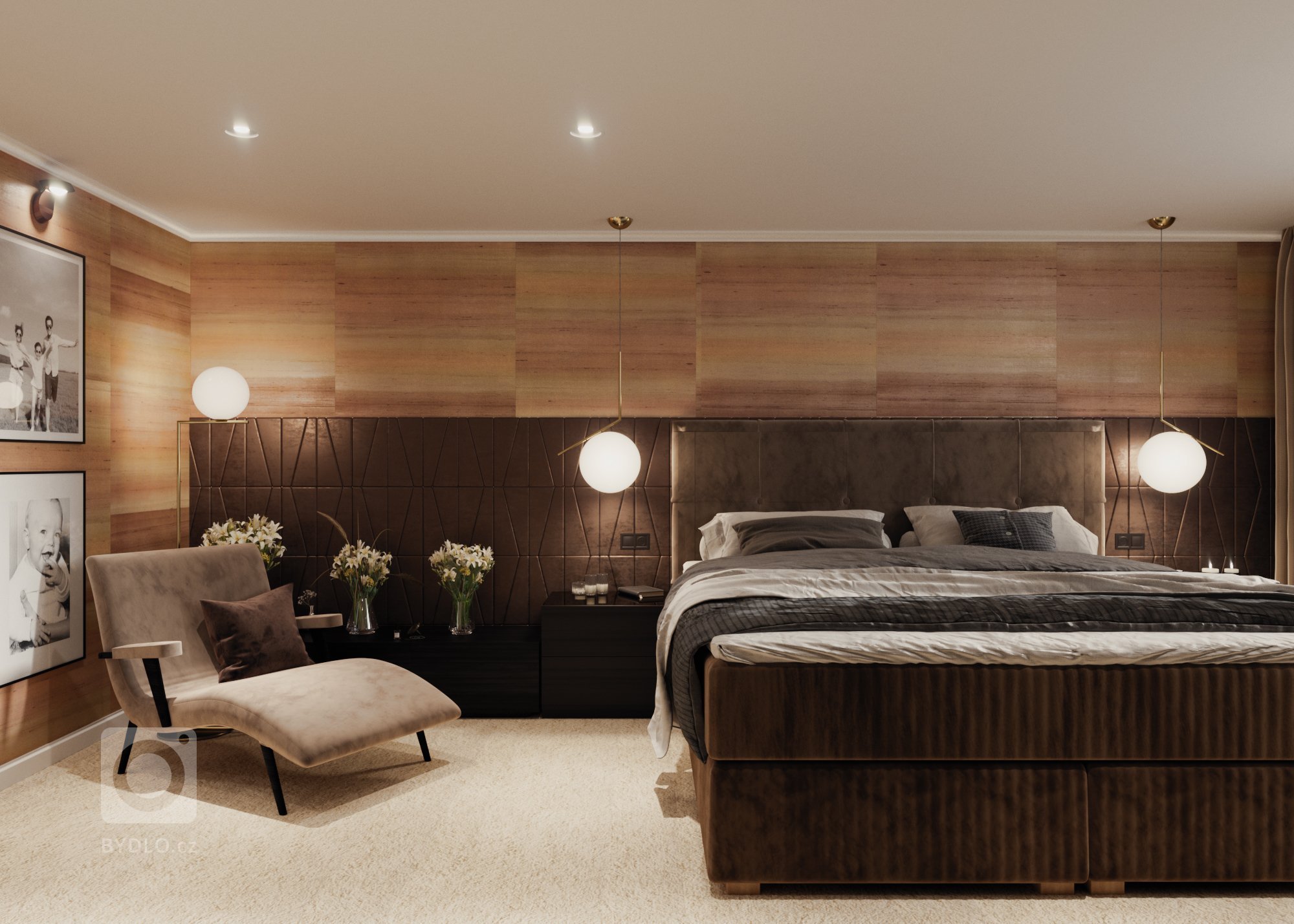 Tato proměna ložnice v rodinném domě byla výzva, Původní stav byl neútulný, v ložnici byly velké akustické problémy a působila studeně. Podlaha byla pokryta…