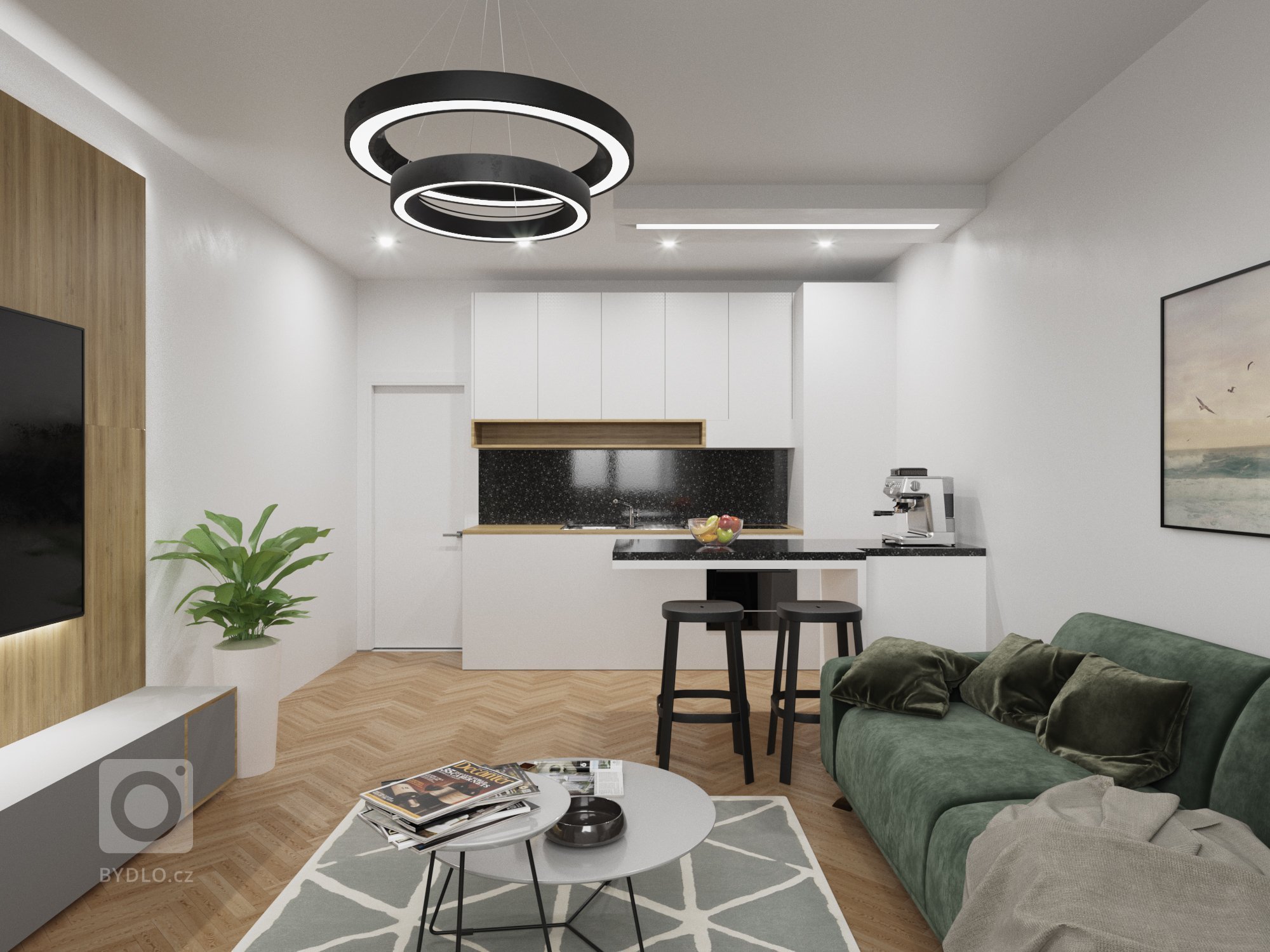 Vizualizace bytu 2kk , Nusle Praha.

Pro investora zpracovaný 3D render pro prodej bytu. Zadáním bylo ukázat budoucím majitelům nemovitosit, jak do malého…