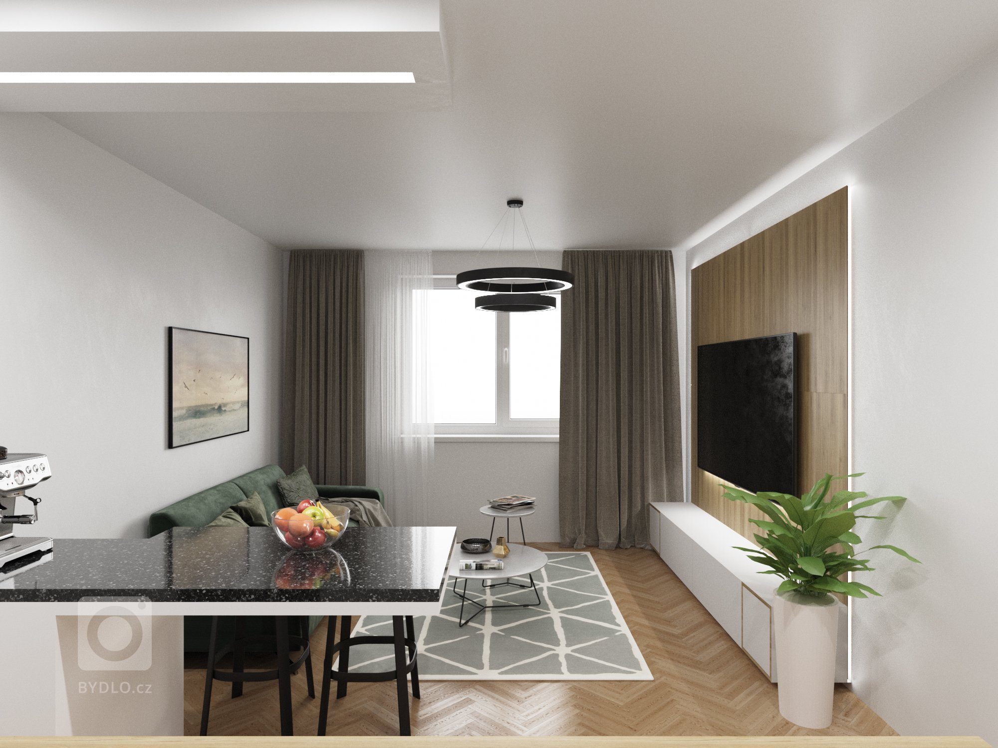 Vizualizace bytu 2kk , Nusle Praha.

Pro investora zpracovaný 3D render pro prodej bytu. Zadáním bylo ukázat budoucím majitelům nemovitosit, jak do malého…