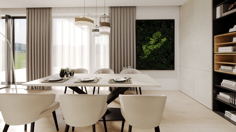 Byli jsme osloveni na spolupráci na novostavbě rodiného domu v Hlučíně. Jedná se o moderní vilu s velkou vstupní halou. Dále pak společný obývací pokoj spojený…