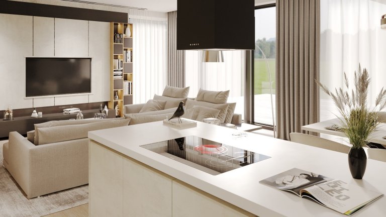 Byli jsme osloveni na spolupráci na novostavbě rodiného domu v Hlučíně. Jedná se o moderní vilu s velkou vstupní halou. Dále pak společný obývací pokoj spojený…