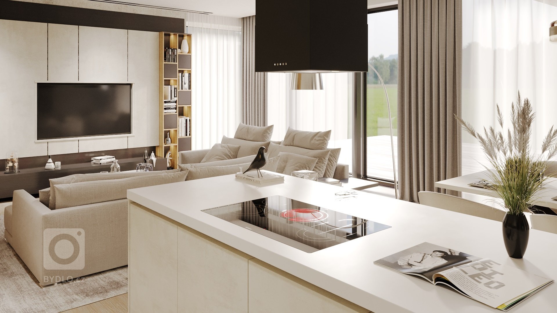 Byli jsme osloveni na spolupráci na novostavbě rodiného domu v Hlučíně. Jedná se o moderní vilu s velkou vstupní halou. Dále pak společný obývací pokoj spojený…