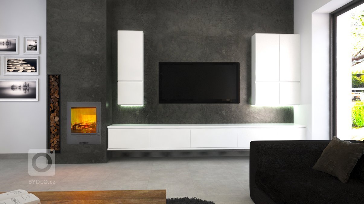 Novostavba rodinného domu Ostravaka. komlexní návrh s realizací interiéru.&nbsp;
