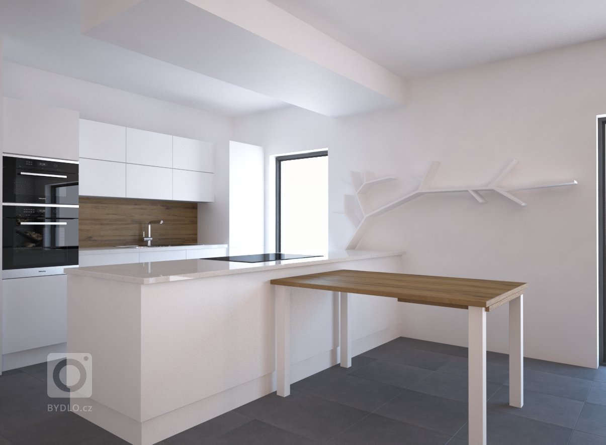 Nový rodiný dům a velký prázdný prostor, který potřeboval minimalistický design.. &nbsp;Vypořádat se požadavky klientky, aby prostor byl prázdý, ale přesto…