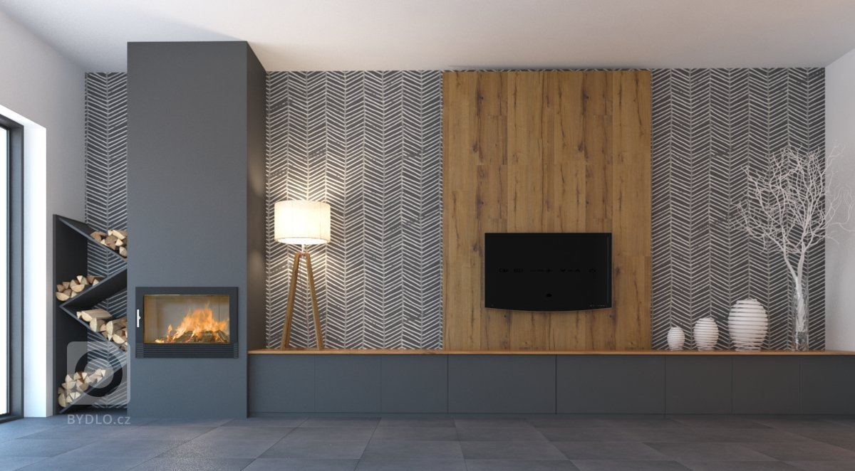 Nový rodiný dům a velký prázdný prostor, který potřeboval minimalistický design.. &nbsp;Vypořádat se požadavky klientky, aby prostor byl prázdý, ale přesto…