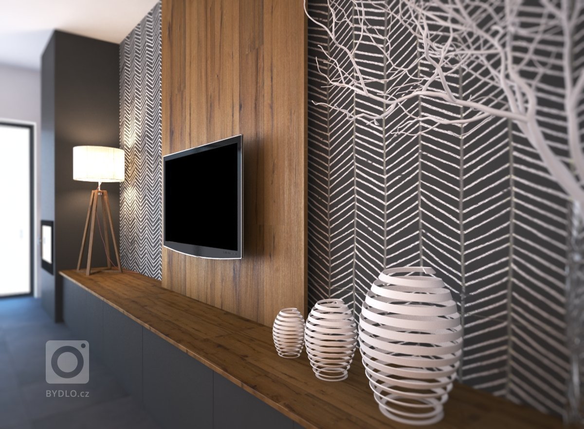 Nový rodiný dům a velký prázdný prostor, který potřeboval minimalistický design.. &nbsp;Vypořádat se požadavky klientky, aby prostor byl prázdý, ale přesto…