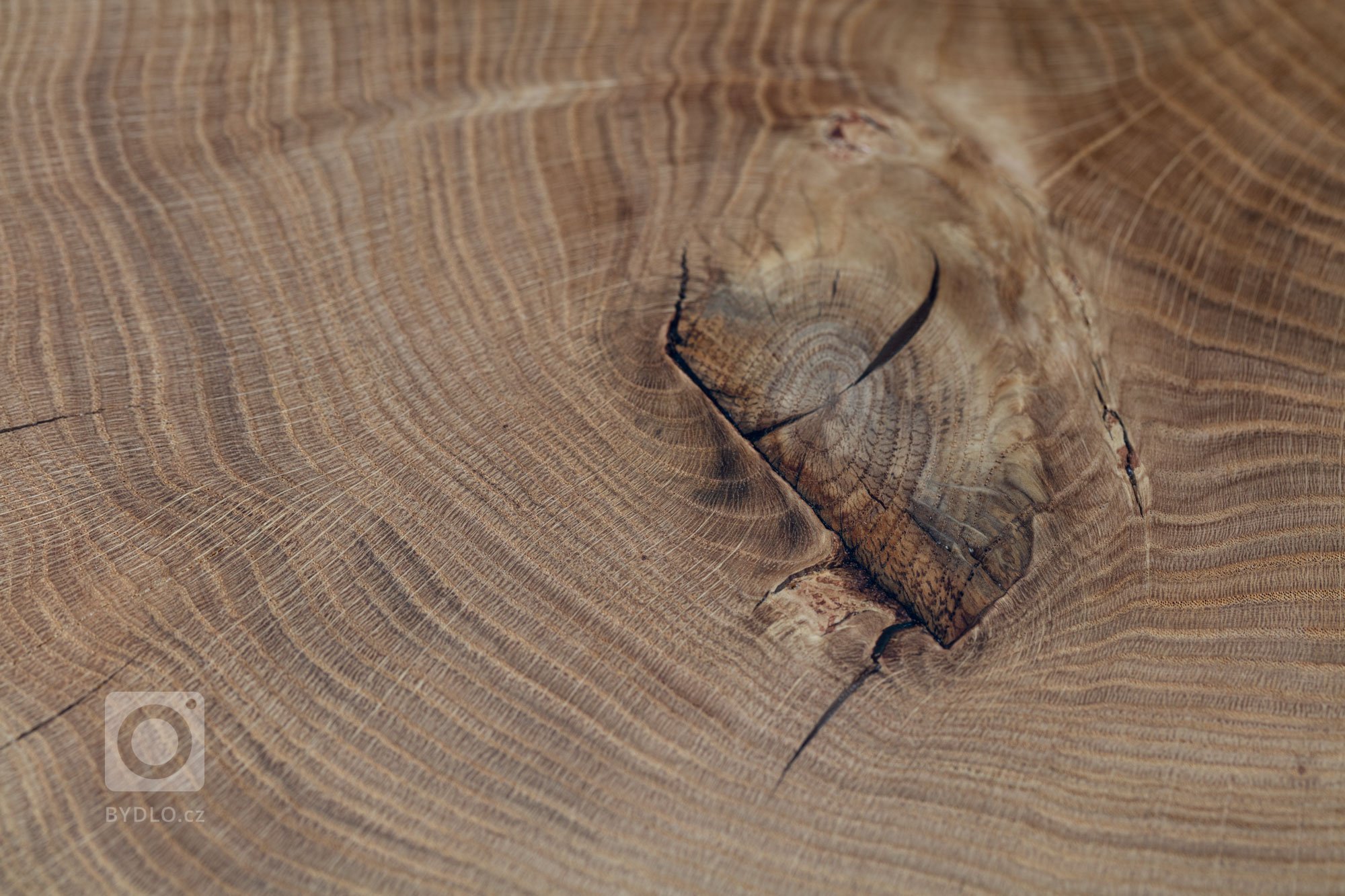 Stolek Ughi z naší kolekce ukazuje na nedokonalosti/dokonalosti přírody. Oválná deska je vyrobená z&nbsp; jediného kusu příčného řezu staletým dubovým kmenem…