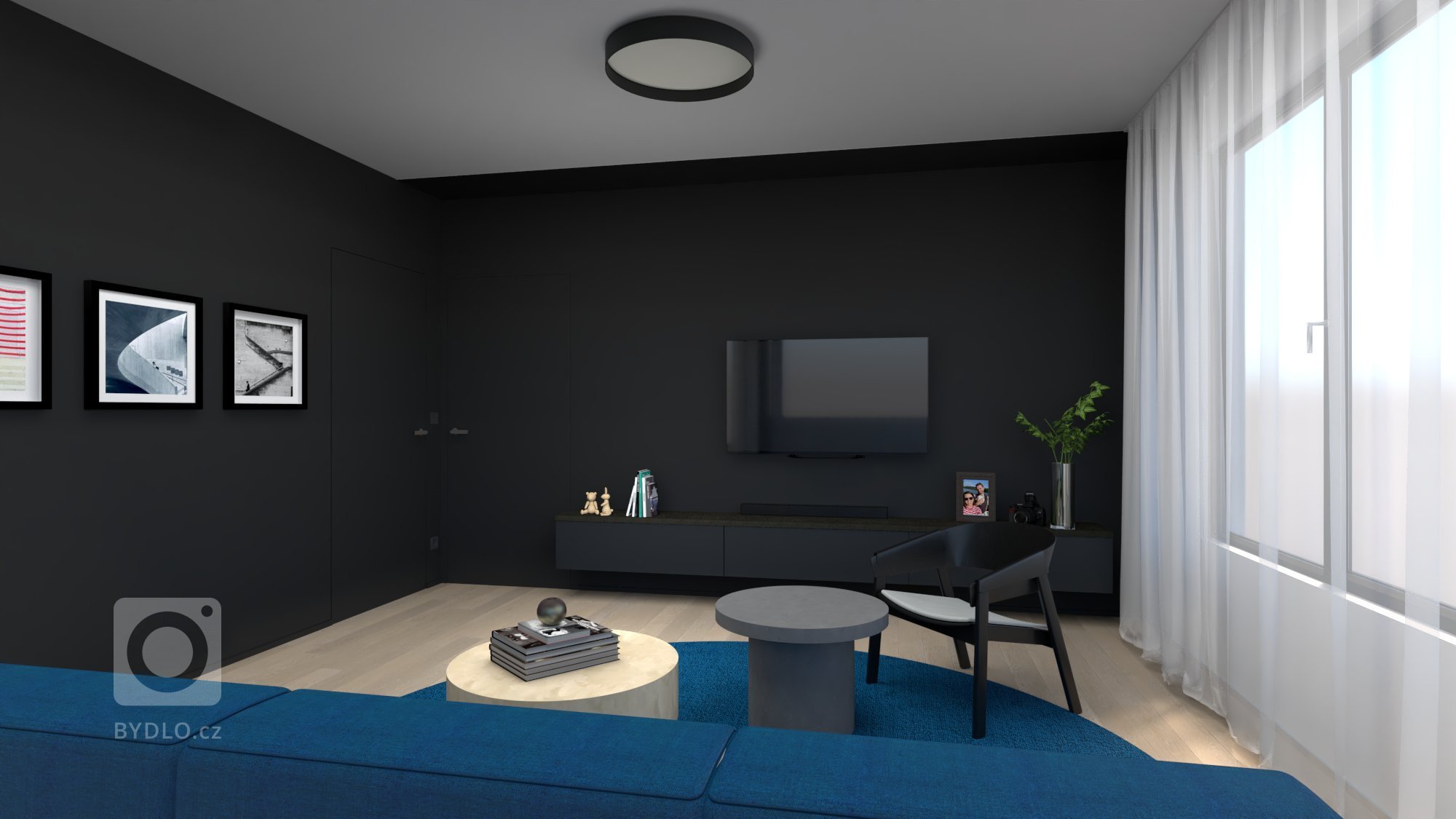 Living pro mladou rodinu

Koncept návrhu staví na 3 pilířích. Barevnost, černý design s blue navy nebo cherry blossom pink akcenty, je dominantou návrhu. Dále…