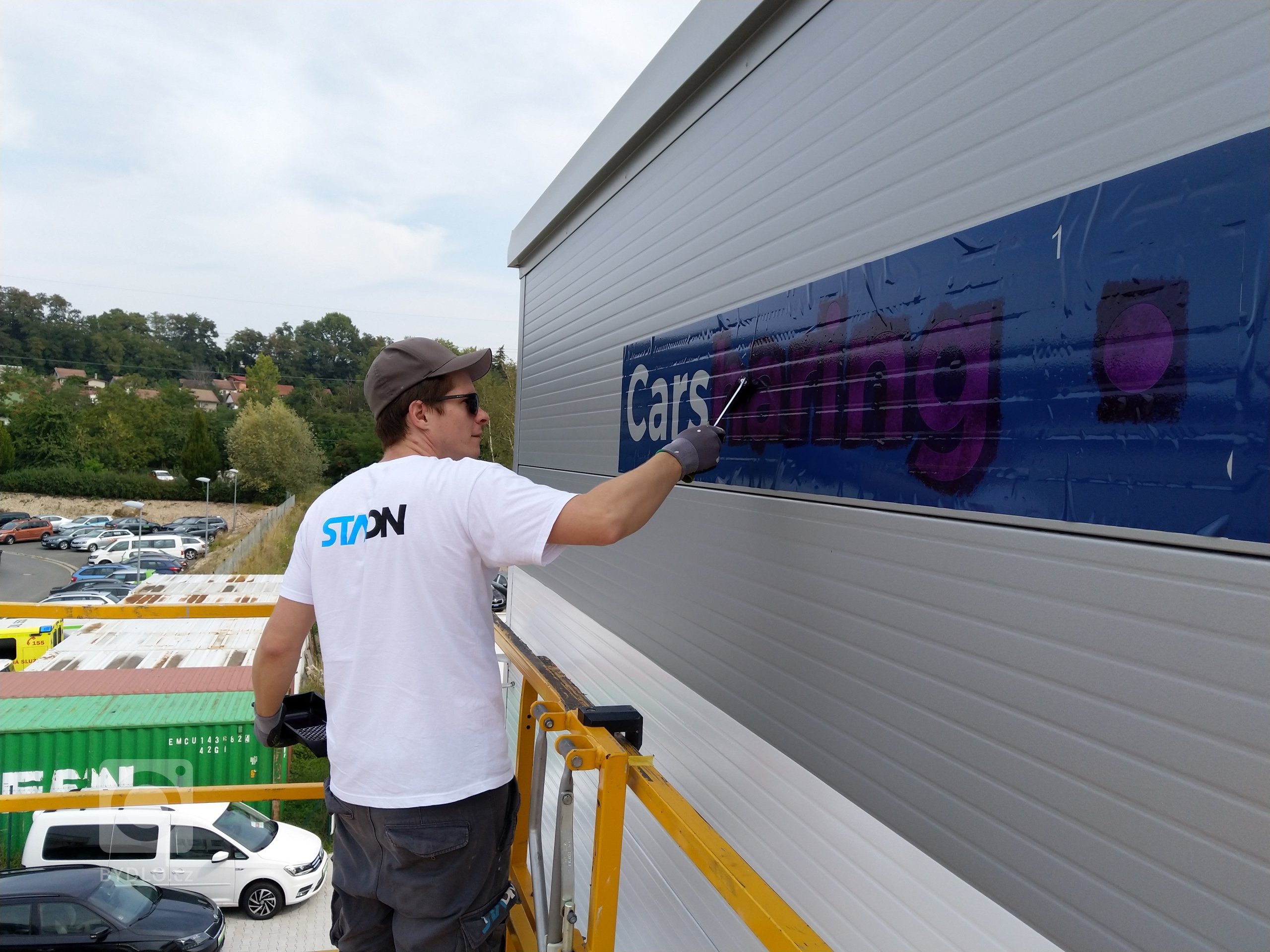 Reklamní malba CAR 4 WAY Praha