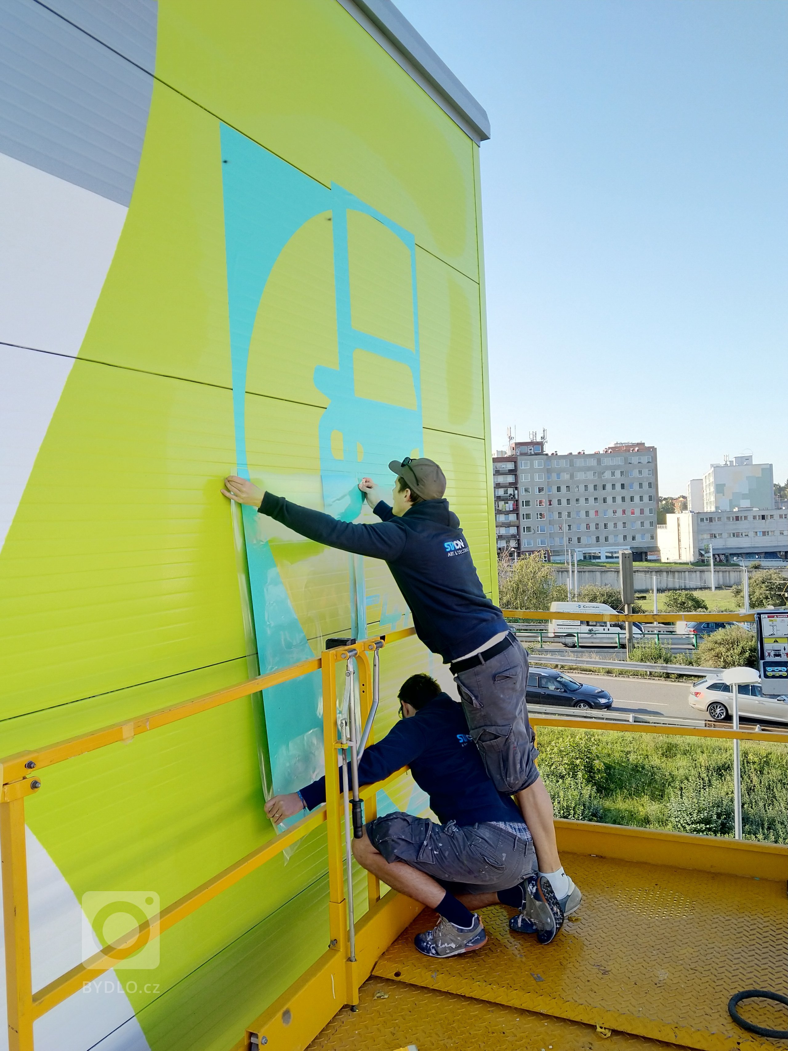 Reklamní malba CAR 4 WAY Praha