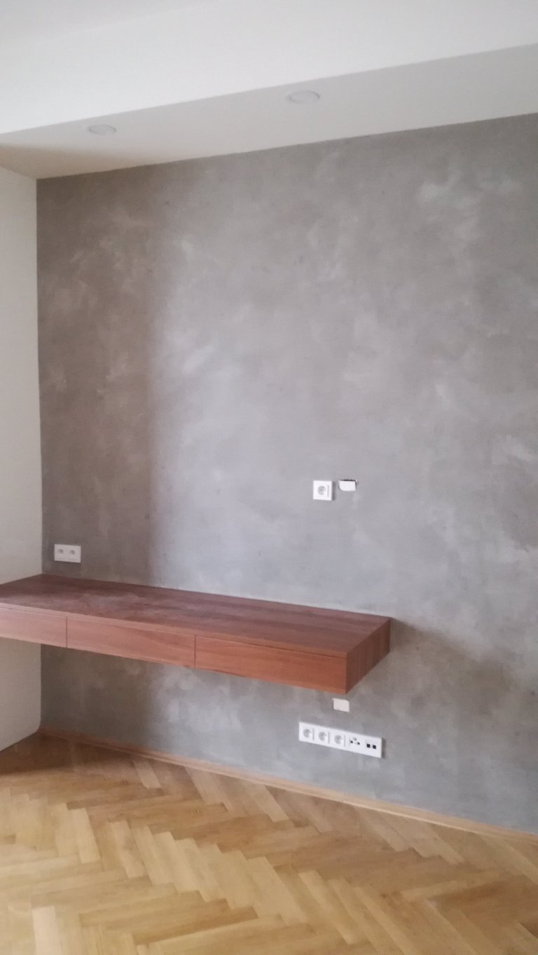 Klasická betonová stěrka